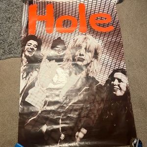 HOLE band poster VERY RARE. Subway size
